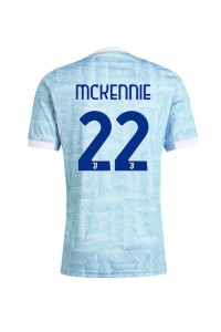 Juventus Weston McKennie #22 Jalkapallovaatteet Vieraspaita 2025-26 Lyhythihainen